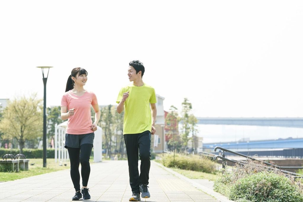 運動習慣を続ける営業職